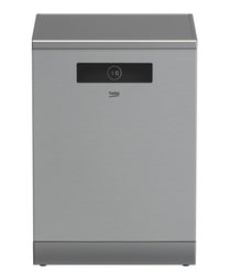 Beko Dish Washer, 15 Place Settings, Fingerprint-free Stainless Steel, BDEN38523XQ