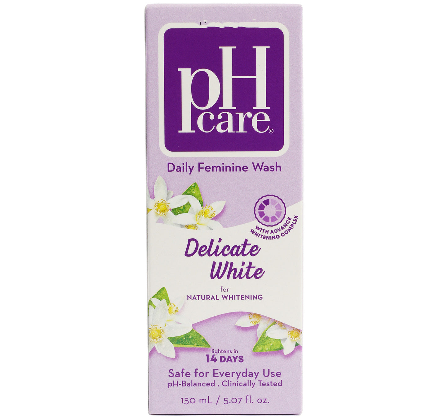 غسول بي اتش كير ديليكت وايت للنساء 150 مل