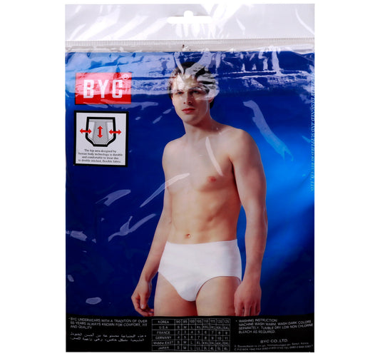B.Y.C. Cotton Men's Brief, L, 111MB/1201