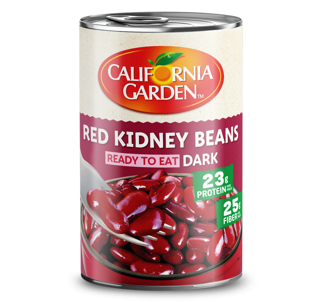 فاصوليا حمراء داكنة جاهزة للأكل خالية من الغلوتين من حدائق كاليفورنيا، 400 غرام