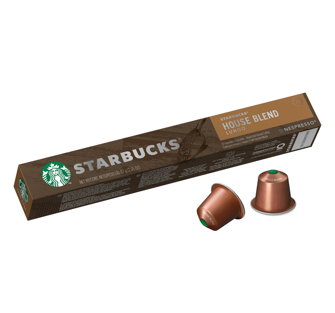 Starbucks House Blend by Nespresso Medium Roast Coffee Capsules 10pcs