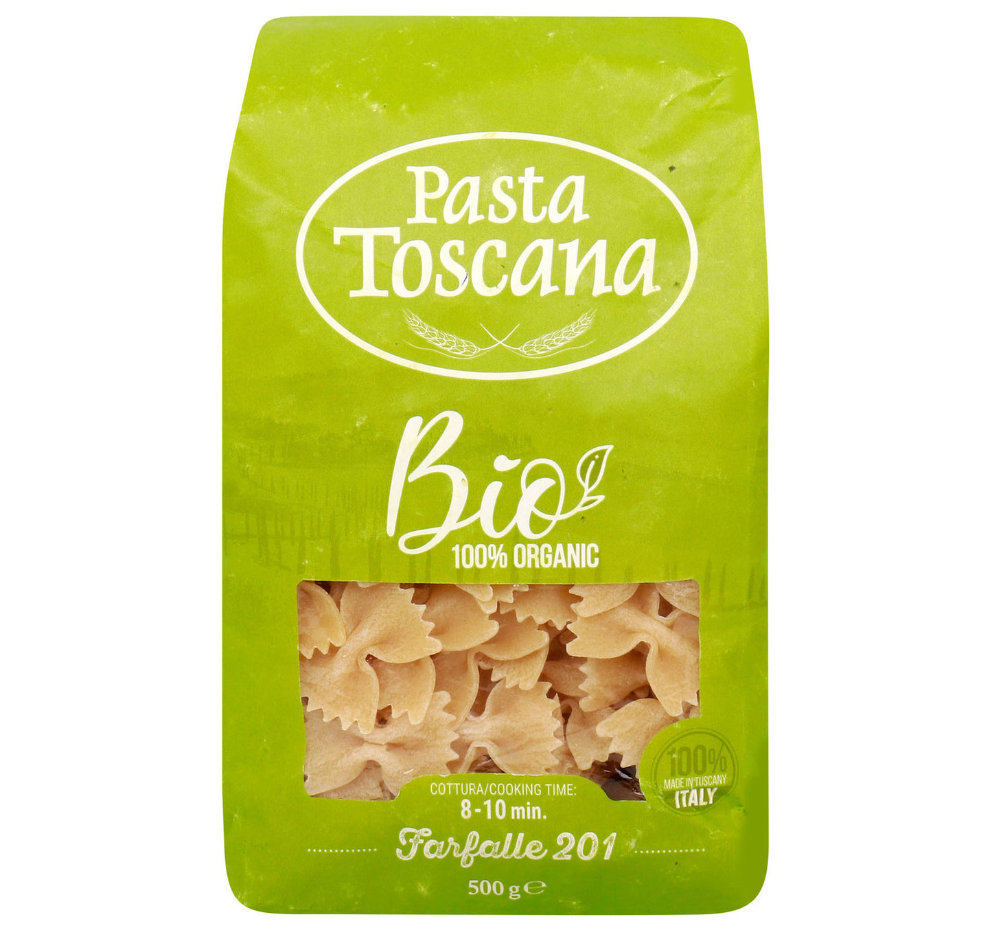 Pasta Toscana Bio Organic Farfalle Pasta No.201 500 g