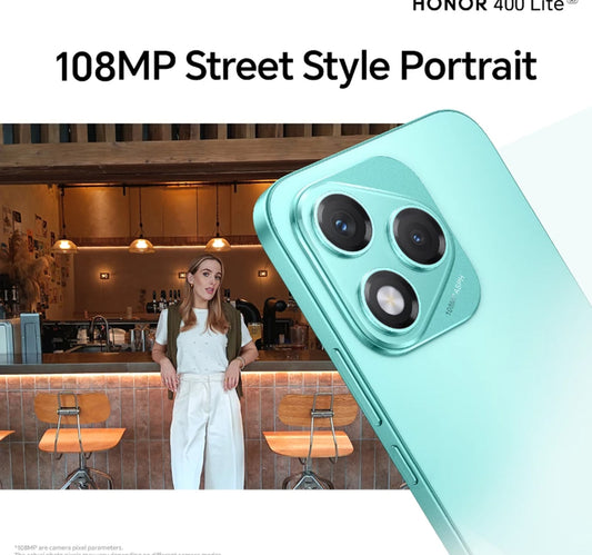 Honor 400 Lite 5G Smartphone, 8 GB RAM, 256 GB Storage, Marrs Green