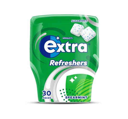 Wrigley's Sugar Free Extra Refreshers Spearmint Flavor Chewing Gum 30pcs 67 g