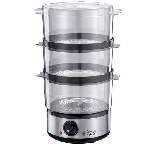 Russell Hobbs 3-TIER Food Steamer, 7 L, 400 W, 14453