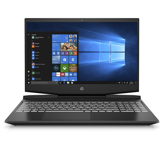 HP Gaming Notebook Power Pavilion 15-DK1001NE,15.6" Screen,10th Gen Intel® Core™ i7-10750H,16GB DDR4,256GB SSD + 1TB HDD, GTX 1650Ti 4GB, Windows10,Black