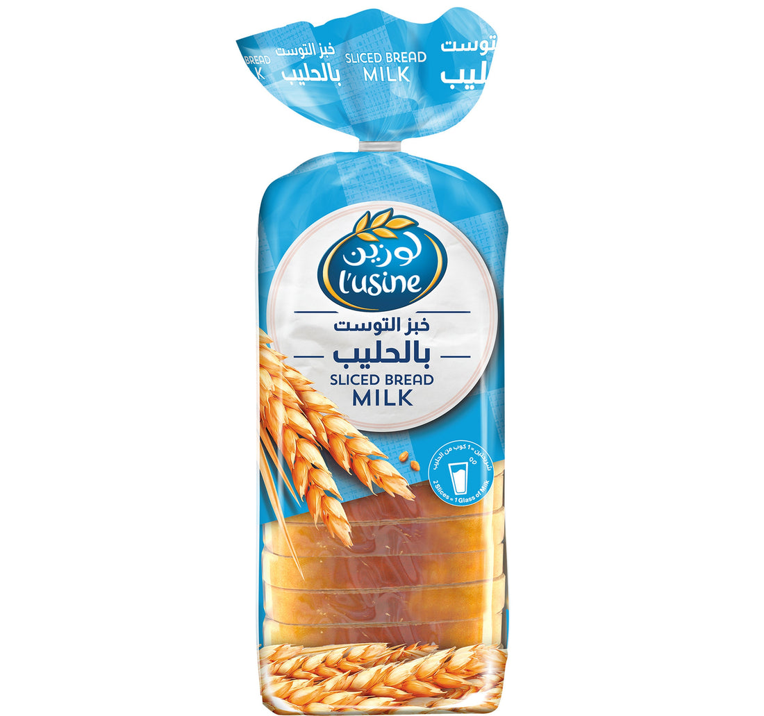 Lusine Sliced Milk Bread 600 g