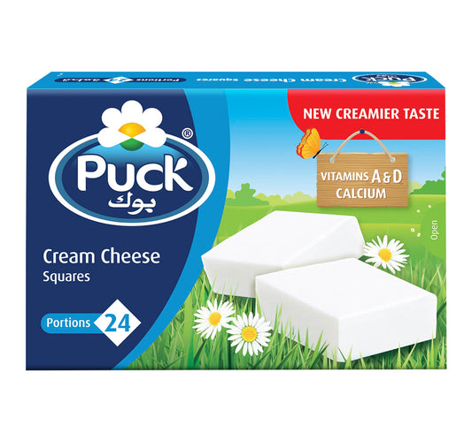 Puck Cream Cheese Squares 24 Portions 432 g