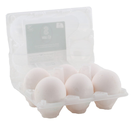 Saeedco White Eggs Poly Pack 6 pcs