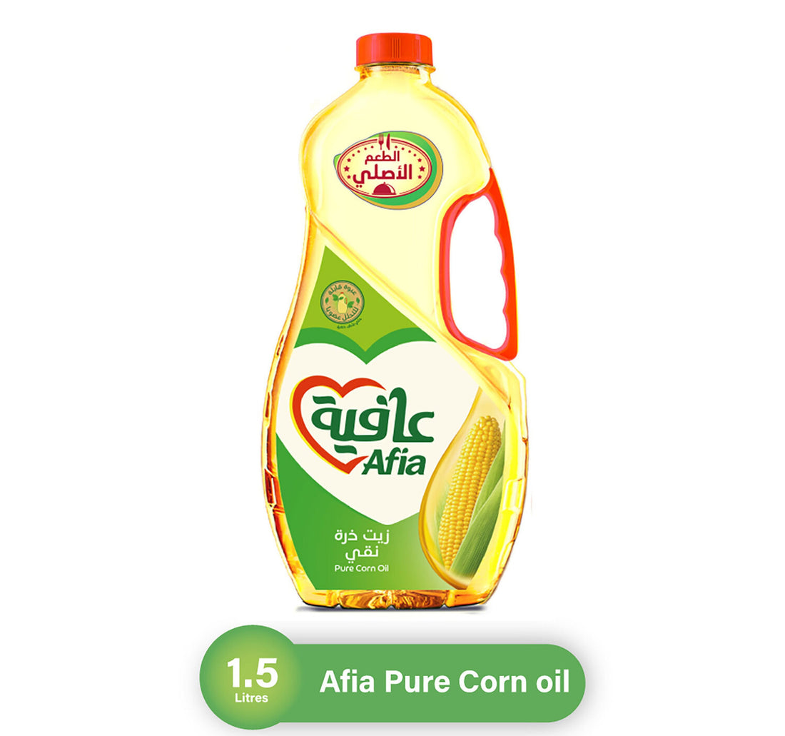 Afia Pure Corn Oil Enriched with Vitamins A D & E 1.5 Litres