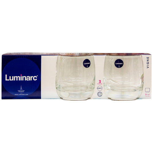 Luminarc Vigne Old Fashion Tumbler, 31 cl, 3 pcs