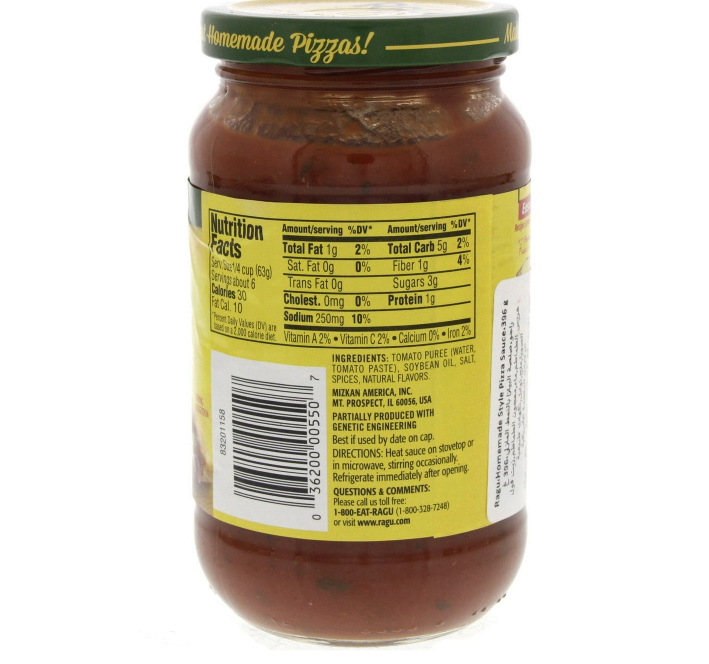 Ragu Homemade Style Pizza Sauce 396 g