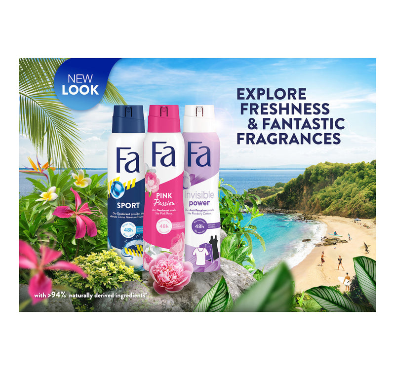 Fa Attraction Force Deodorant Spray For Men 150 ml