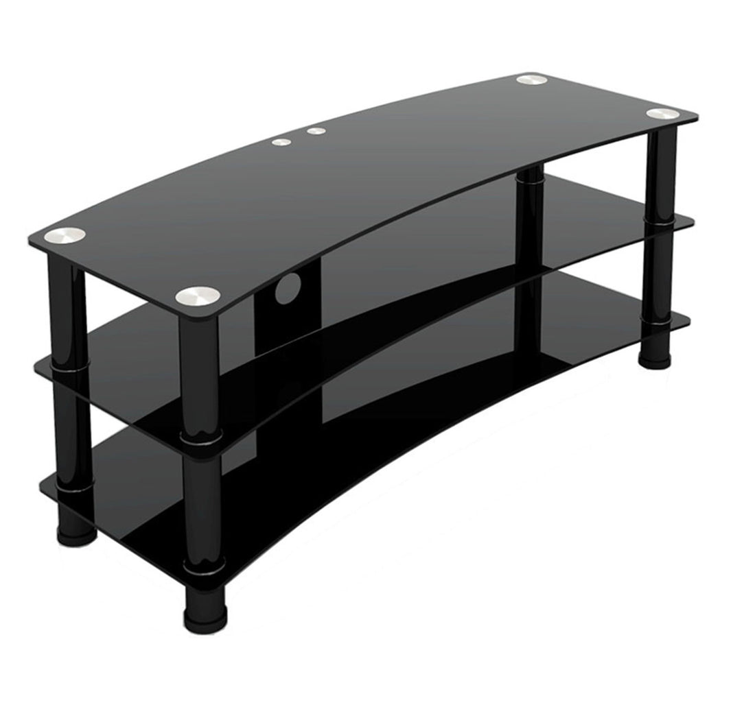 Maple Leaf TV Stand Glass 3 Layer TV734