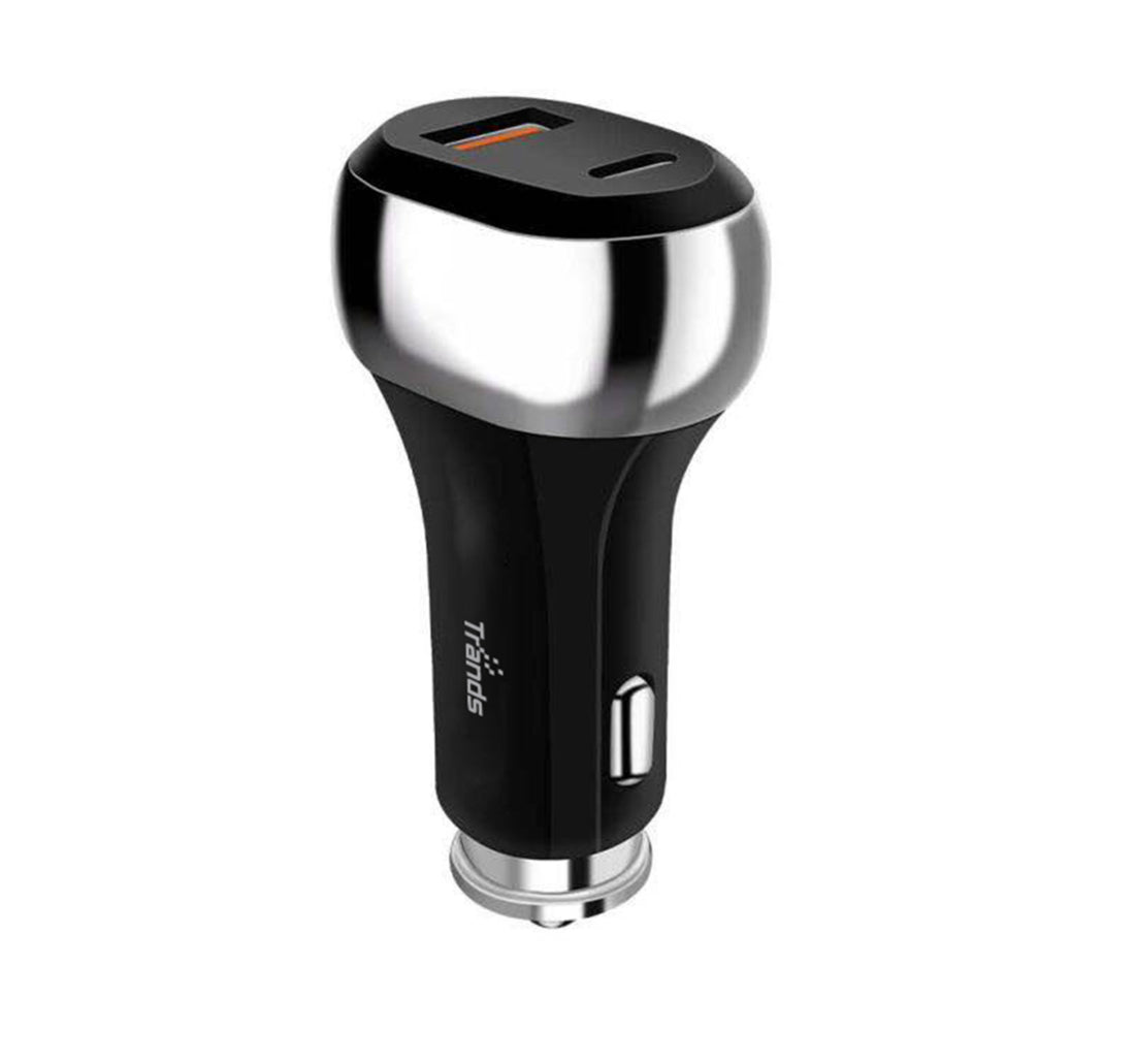 Trands Car Charger with Type-C to Type-C Cable 1 meter TR-AD6519