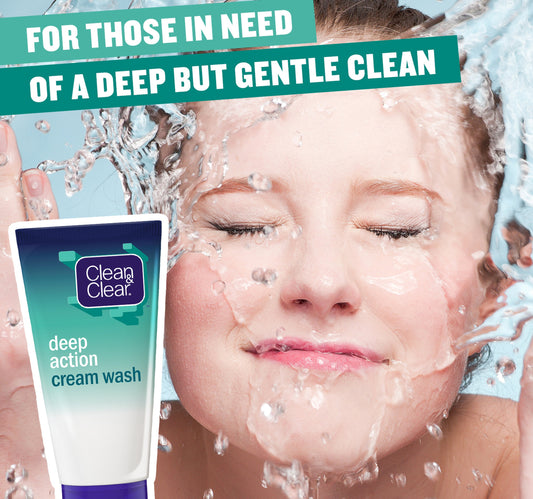 Clean & Clear Cream Wash Deep Action 150 ml