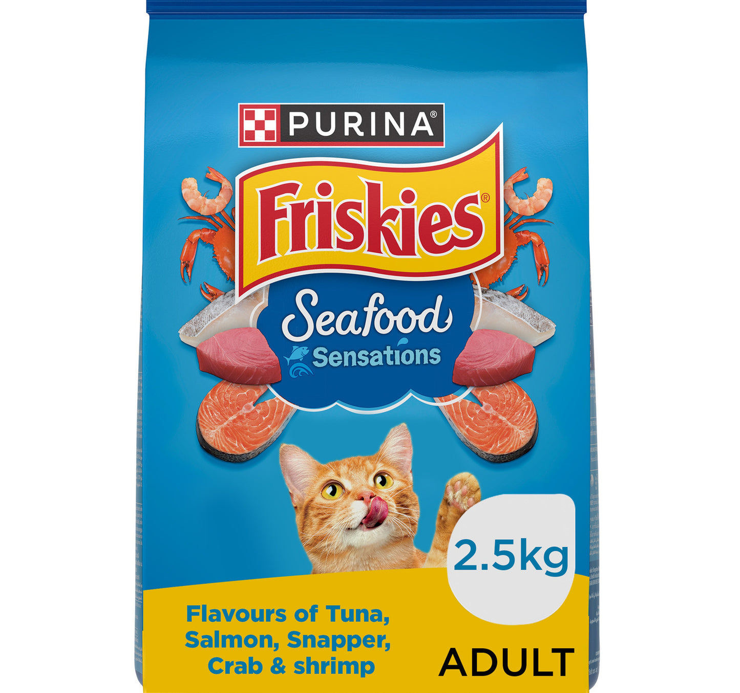 Purina Friskies Seafood Sensation Cat Food 2.5 kg