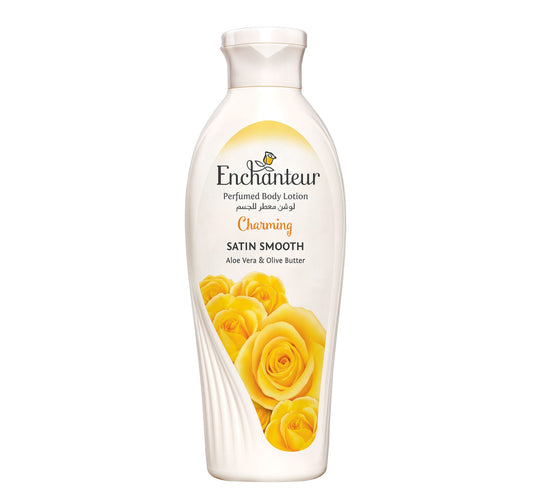 Enchanteur Satin Smooth Charming Lotion with Aloe Vera & Olive Butter 250 ml
