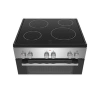 Bosch Ceramic Electric Cooking Range, 4 Burner, 60 x 60, Stainless Steel, HKL060070M