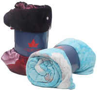 Maple Leaf Flannel Blanket 200 x 220cm Assorted