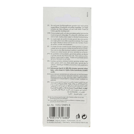 Titania Nail Clipper For Men 1052.2 1 pc