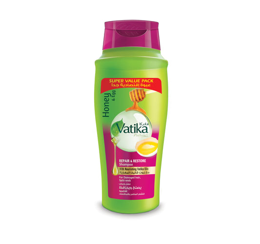 Vatika Naturals Repair & Restore Shampoo For Damage Hair Split-Ends 700 ml
