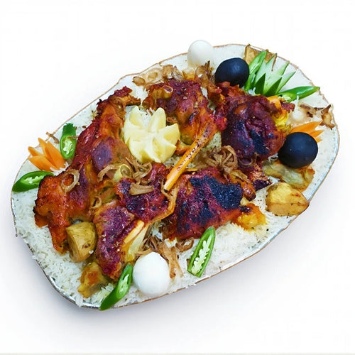 Arabi Lamb with white rice Al Lulu Kitchen