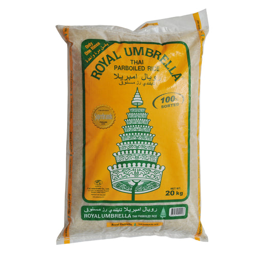 Royal Umbrella Thai Parboiled Rice 20 kg