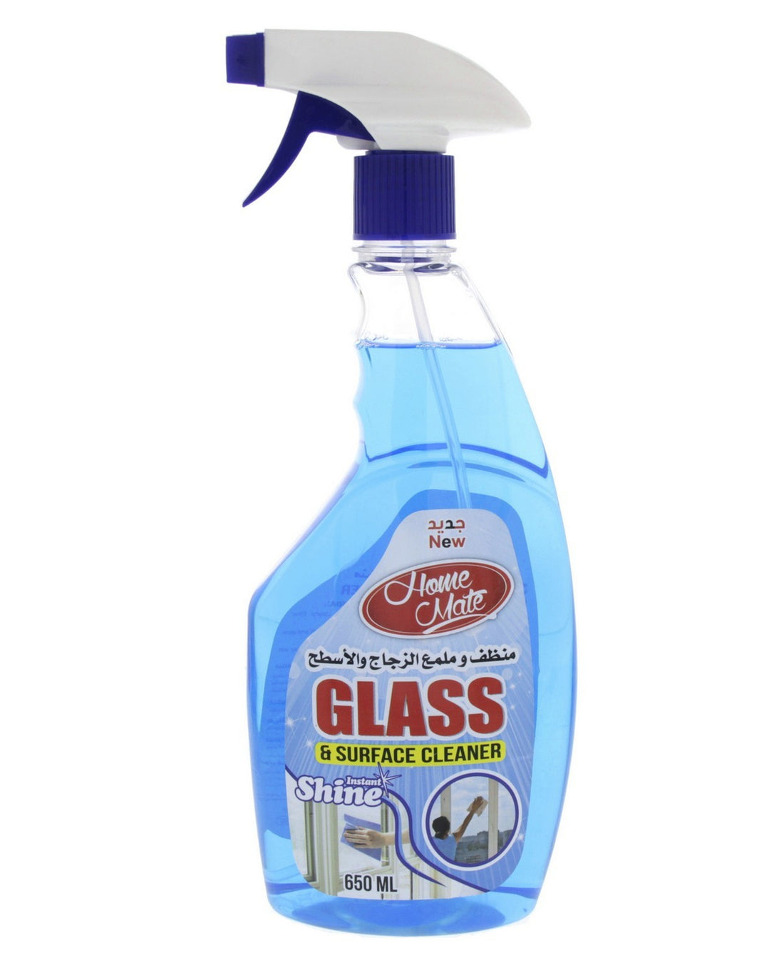 Home Mate Glass and Surface Cleaner Blue 650 ml