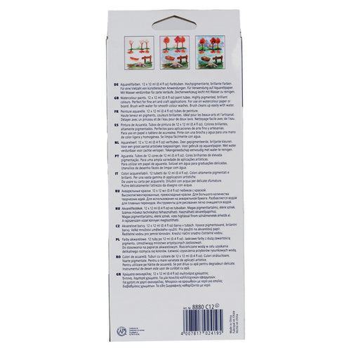 Staedtler Water Colors Paints 8880 12 Colors