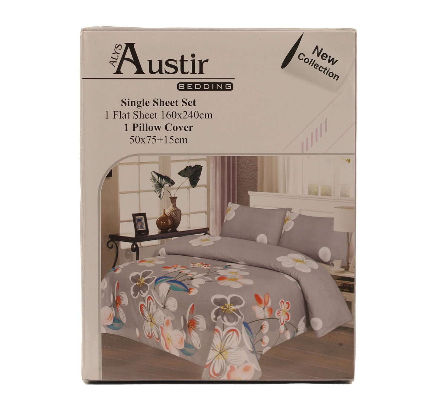 Austir Bed Sheet Single 2pcs 22-01 Assorted Colours & Designs