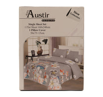 Austir Bed Sheet Single 2pcs 22-01 Assorted Colours & Designs