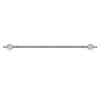 Maple Leaf Extension Curtain Rod 300cm Silver
