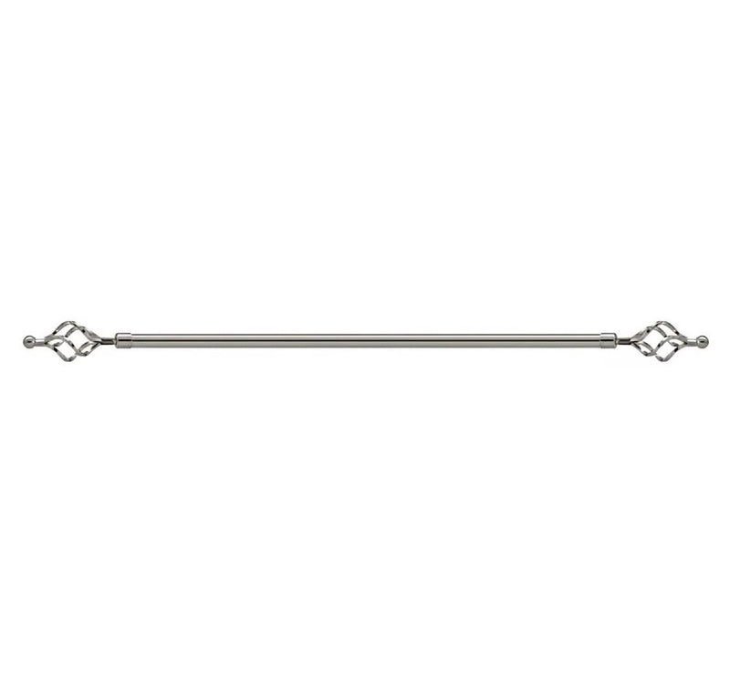 Maple Leaf Extension Curtain Rod 300cm Silver