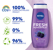 Nivea Fresh Powerfruit Shower Gel Body Wash 250 ml