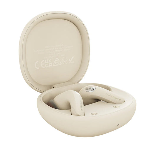 سماعات أذن HiFuture FlyBuds4 بتقنية ANC TWS، لون لاتيه