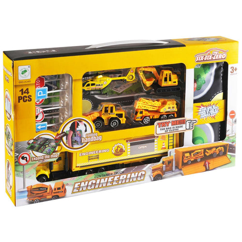 Skid Fusion Truck With Map Play Set 660-A349