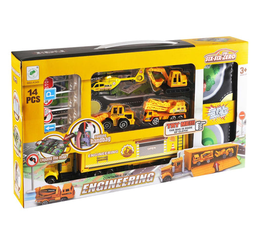 Skid Fusion Truck With Map Play Set 660-A349