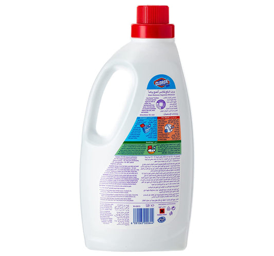 Clorox Liquid Stain Remover Supreme Whitener For White Clothes 1.8 Litres