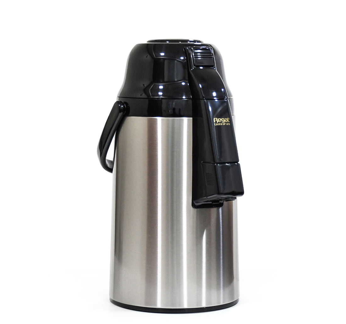 Reagal Stainless Steel Airpot Flask, 3 L, TSA-G30MS