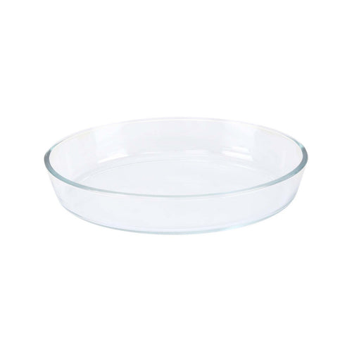 Chefline HSAP16L Borosilicate Glass Oval Baking Dish, 1.6 Litre, Transparent