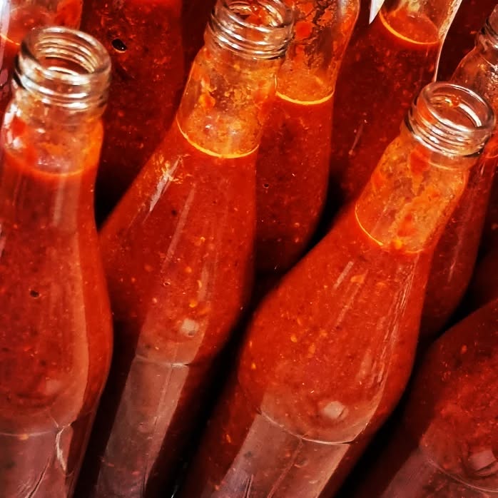 Hot red pepper souce Shefs