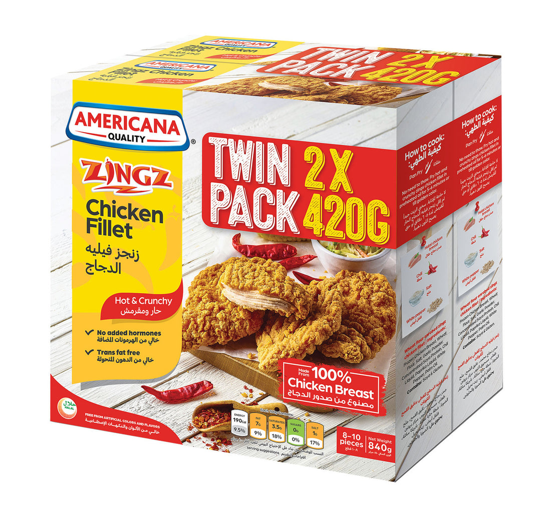 Americana Zingz Chicken Fillet Value Pack 2 x 420 g