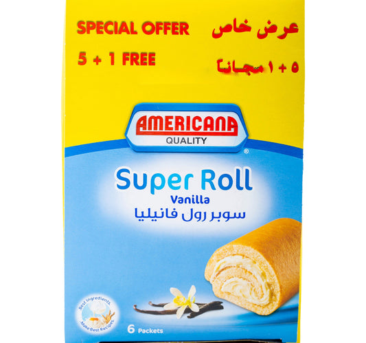 Americana Super Roll Vanilla 60 g 5+1