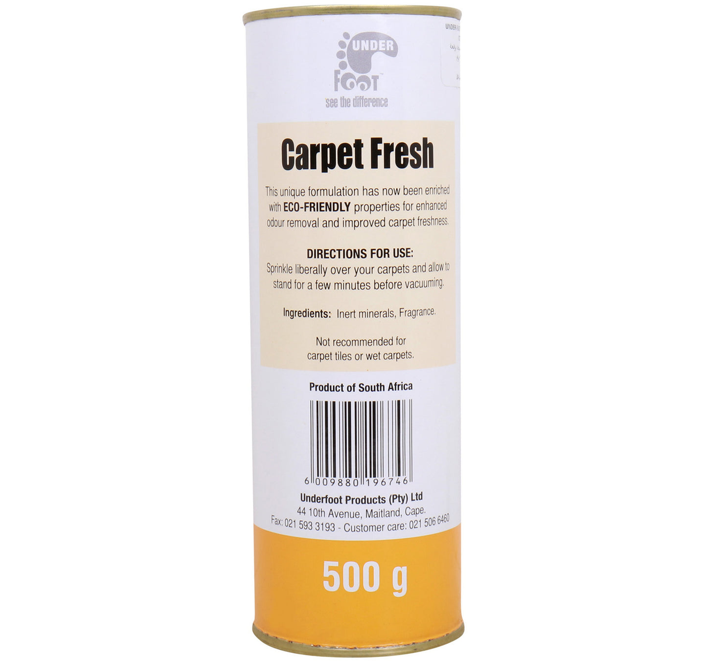 Under Foot Carpet Cleaner Citrus 500 g