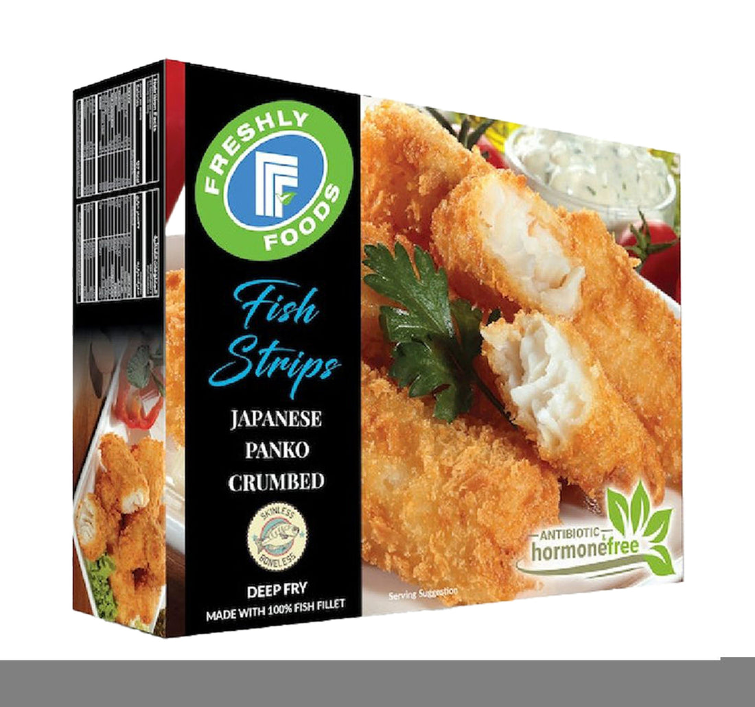 Freshly Foods Japanese Panko Crumbed Fish Strips 250 g