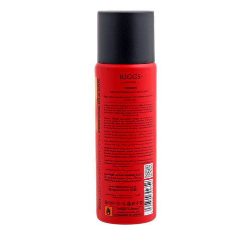 Riggs London Venom Deodorant Body Spray 250 ml