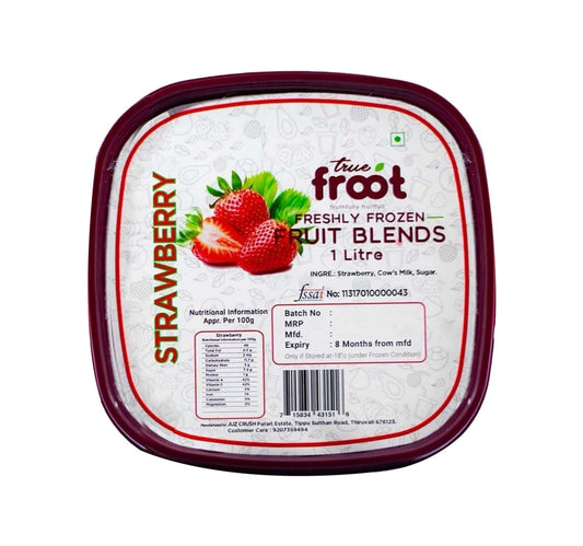 True Froot Freshly Frozen Blend Strawberry 1 Litre