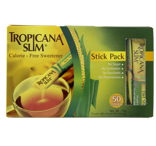 Tropicana Slim Calorie Free Sweetener Stick Pack 50pcs