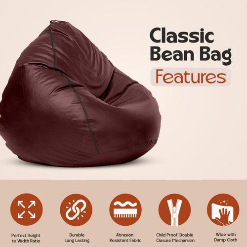 Homewell Bean Bag Classic, Maroon